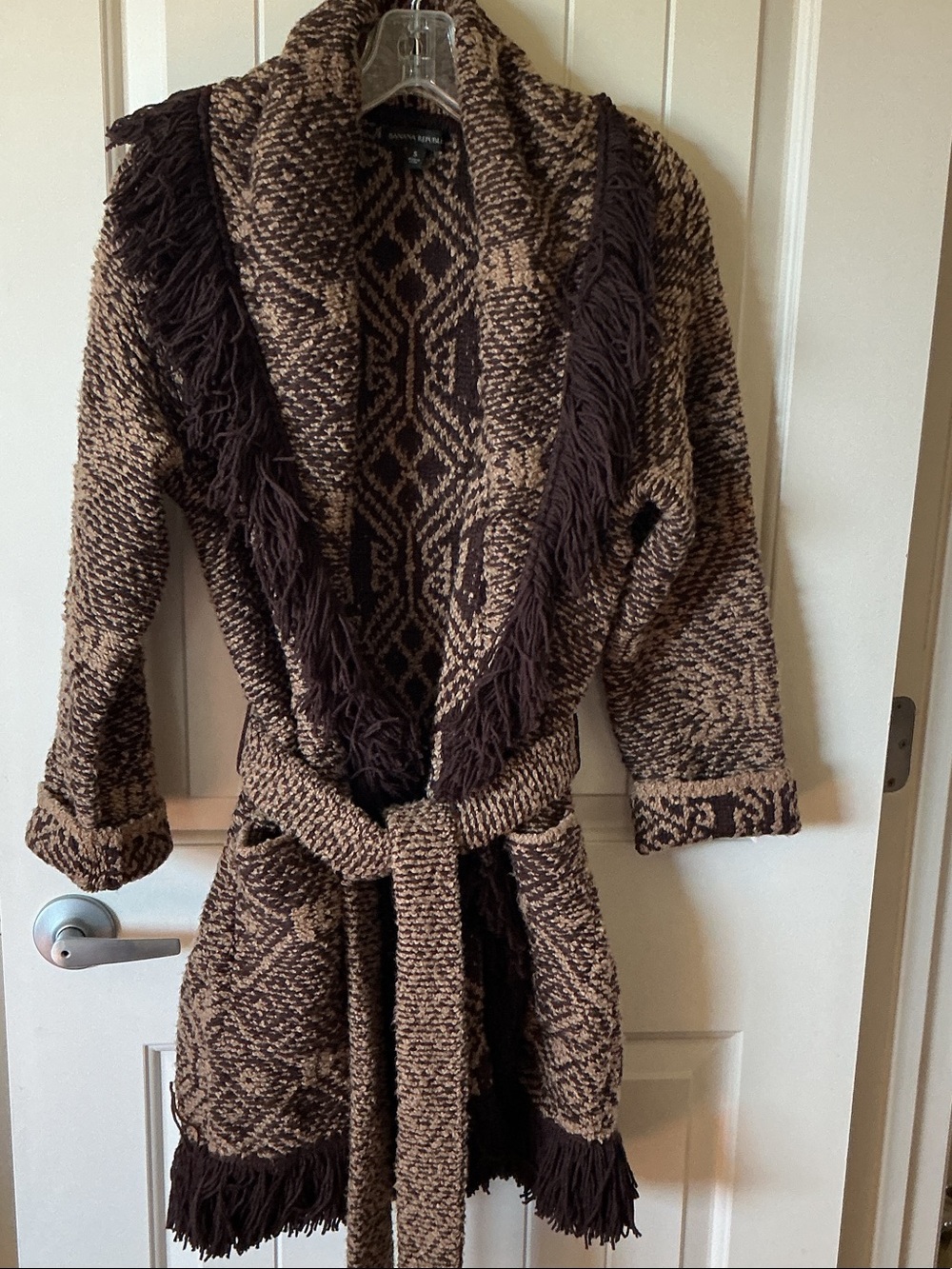 Banana Republic Arelia Jacquard Cardigan size S
